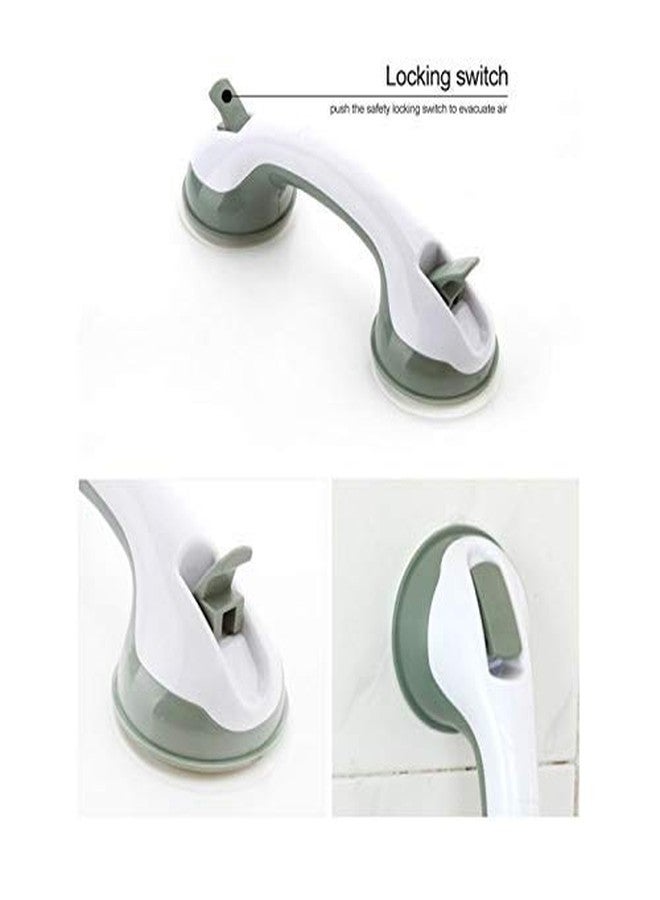 ONTRIP Durable ABS Safer Strong Sucker Helping Handle Hand Grip Handrail for Children Old People Keeping Balance Bedroom, Bathroom Accessories (28 x 9 x 7 cm, Multicolour) - Image 3